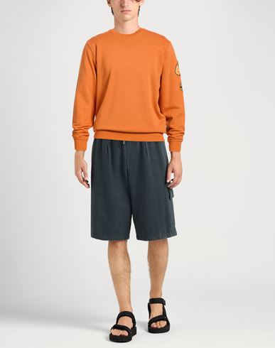 Man Sweatshirt Orange Size L Cotton