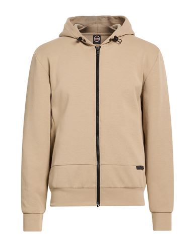 Man Sweatshirt Camel Size L Cotton, Polyester, Elastane