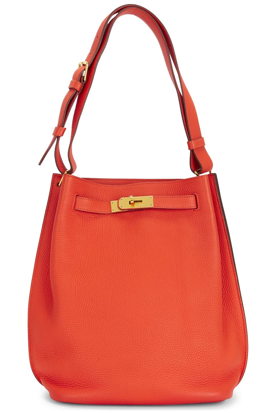 Hermes Hermes Togo So Kelly 22 Shoulder Bag in Red - Red. a