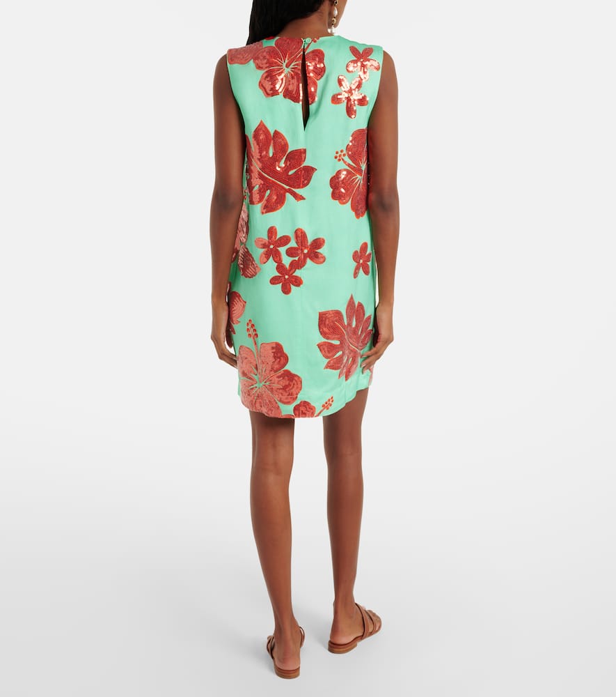 Alémais Sizzle sequined minidress