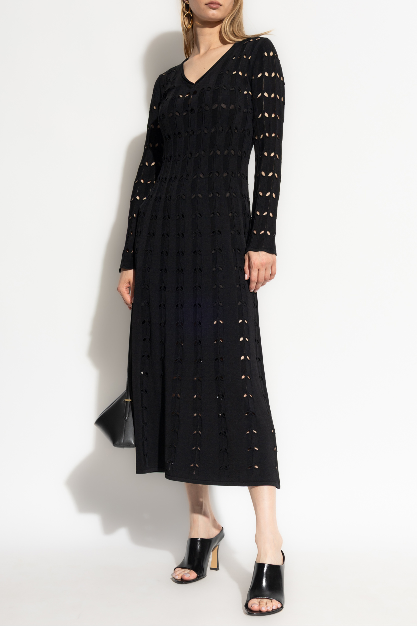 Long-sleeved Dress, Women's, Black