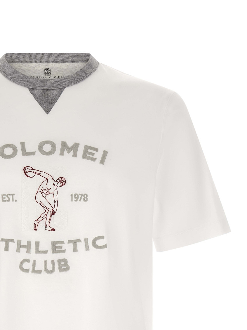 White Graphic Crew Neck T-Shirt