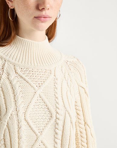 Woman Turtleneck Ivory