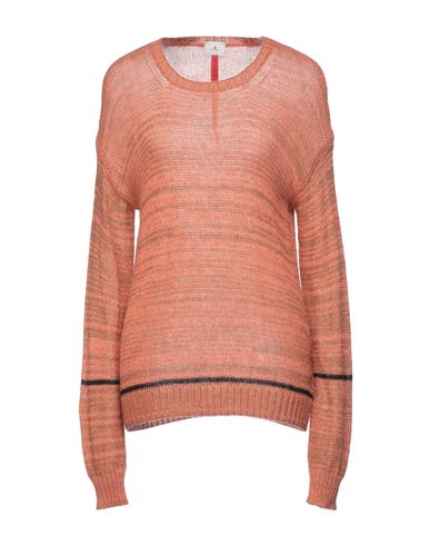 Woman Sweater Salmon pink Size 6 Acrylic, Alpaca wool, Wool