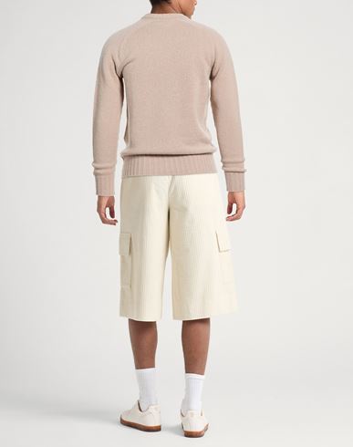 Man Sweater Sand Size 36 Merino Wool