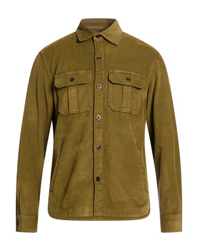 Man Shirt Khaki Size S Cotton, Modal, Elastane