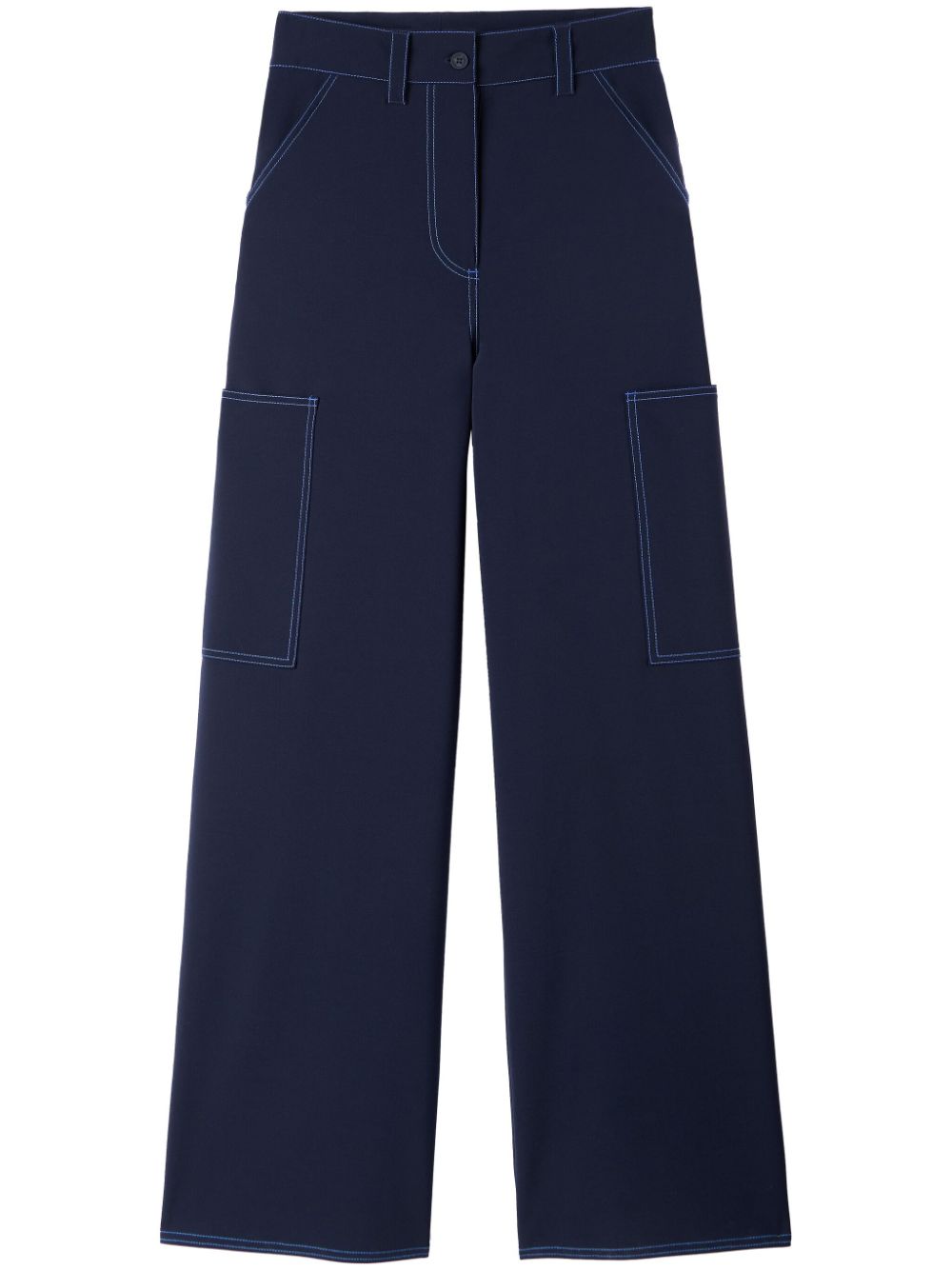 Loose-fit trousers - Blue