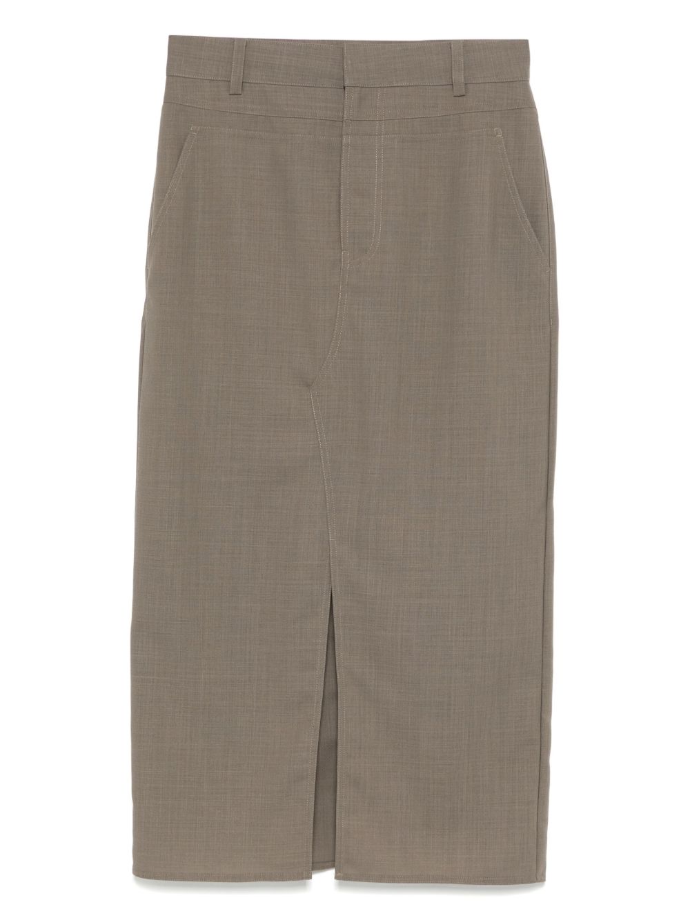 Wool skirt - Grey