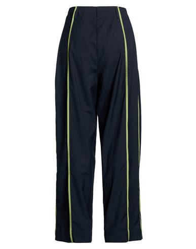 Woman Pants Navy Size M Polyester, Viscose