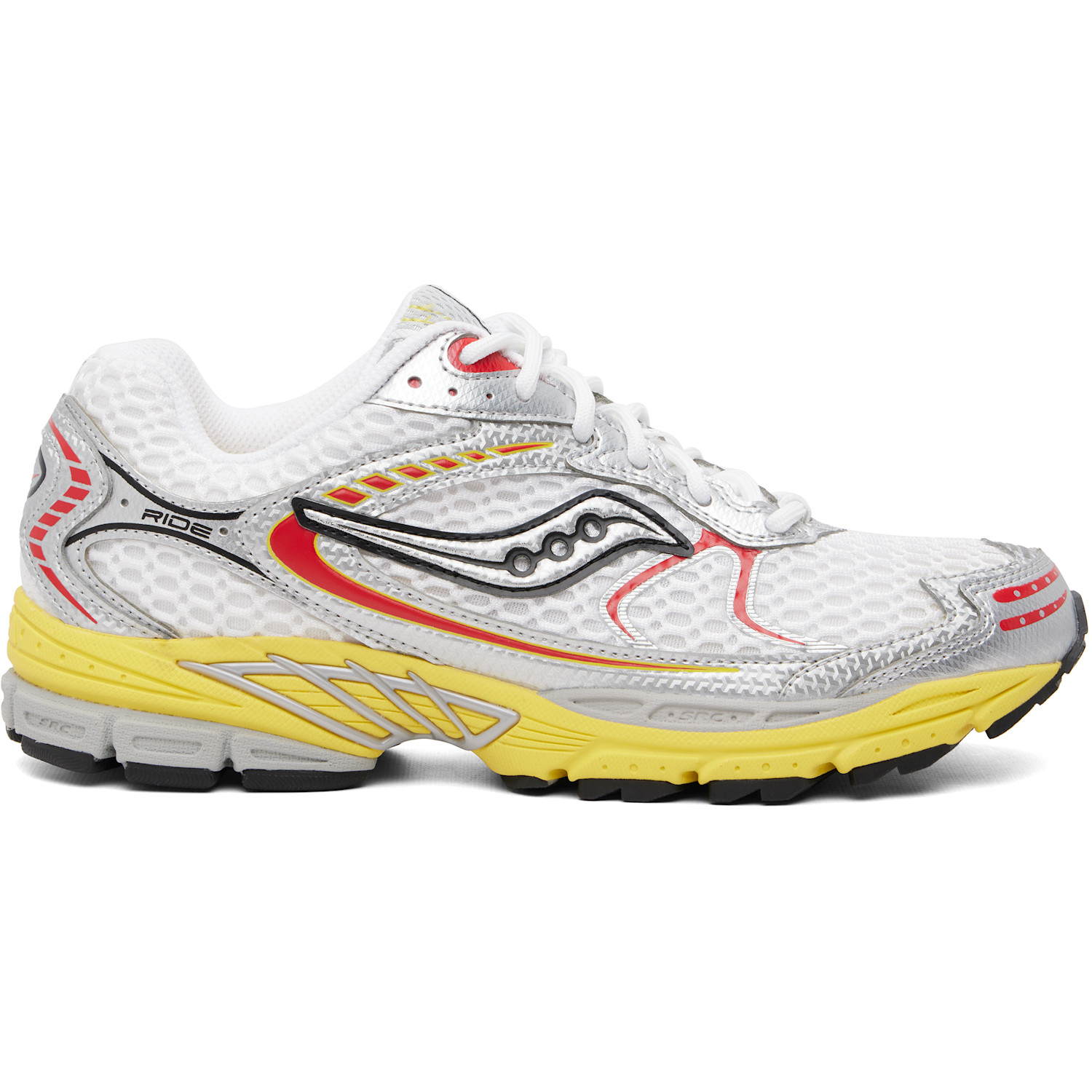 White & Silver Progrid Ride 1 Sneakers