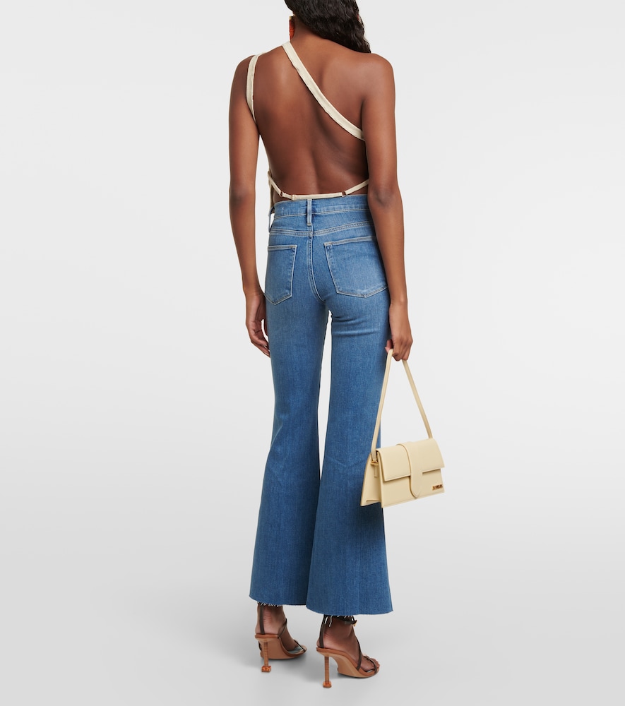 Le Easy Flare Raw Fray flared jeans