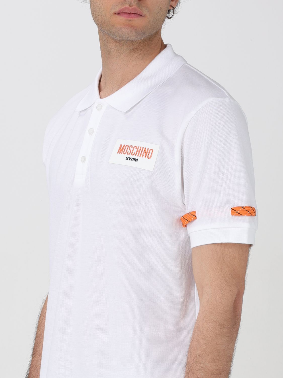 Polo Shirt MOSCHINO COUTURE Men color White