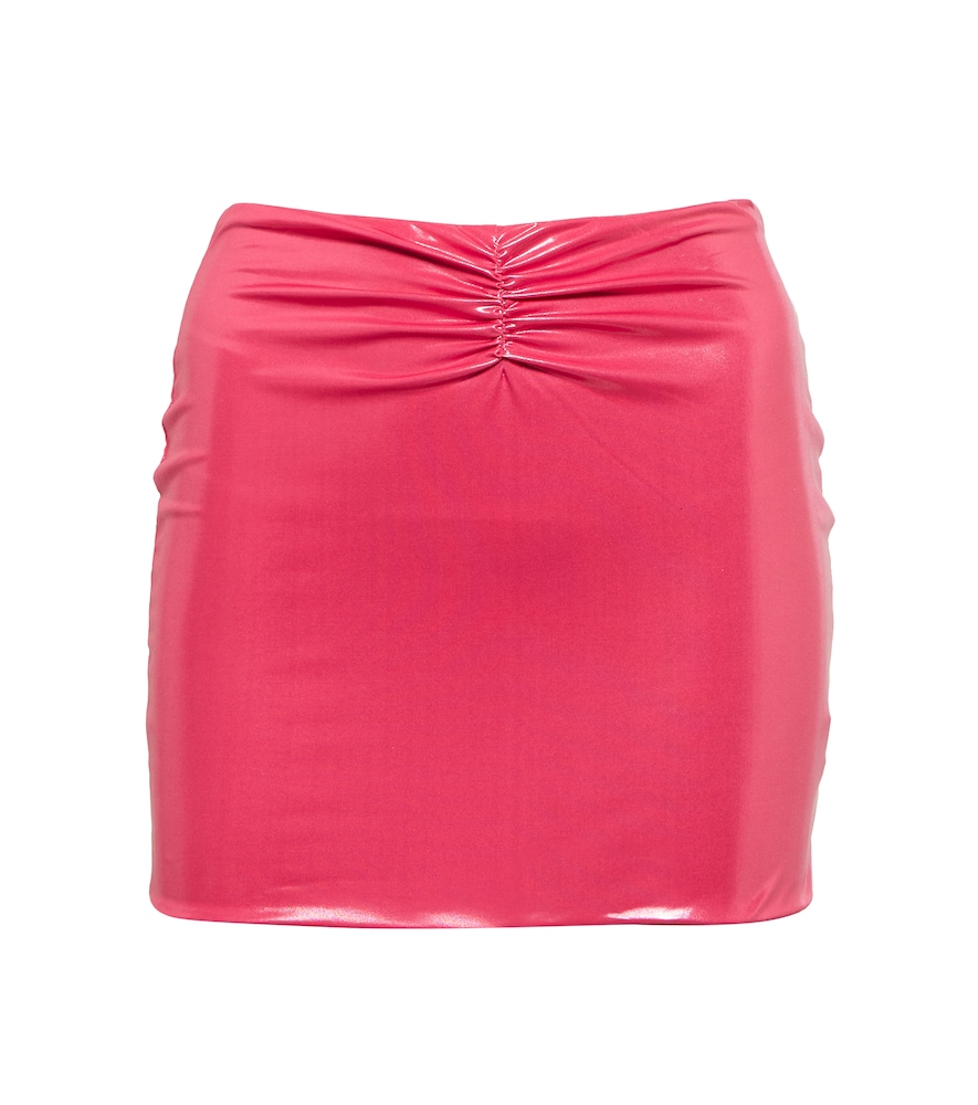 Metallic miniskirt