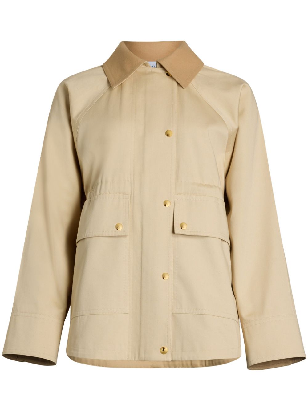 Organic cotton parka jacket - Neutrals