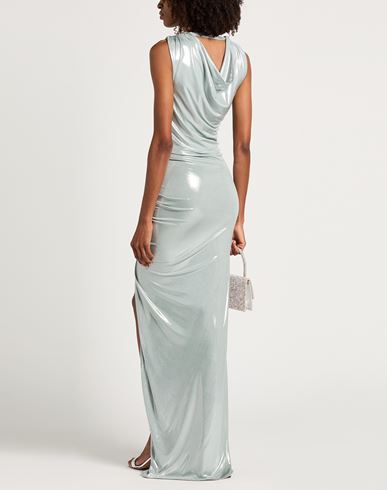 Woman Maxi dress Light green Size 10 Polyester, Elastane