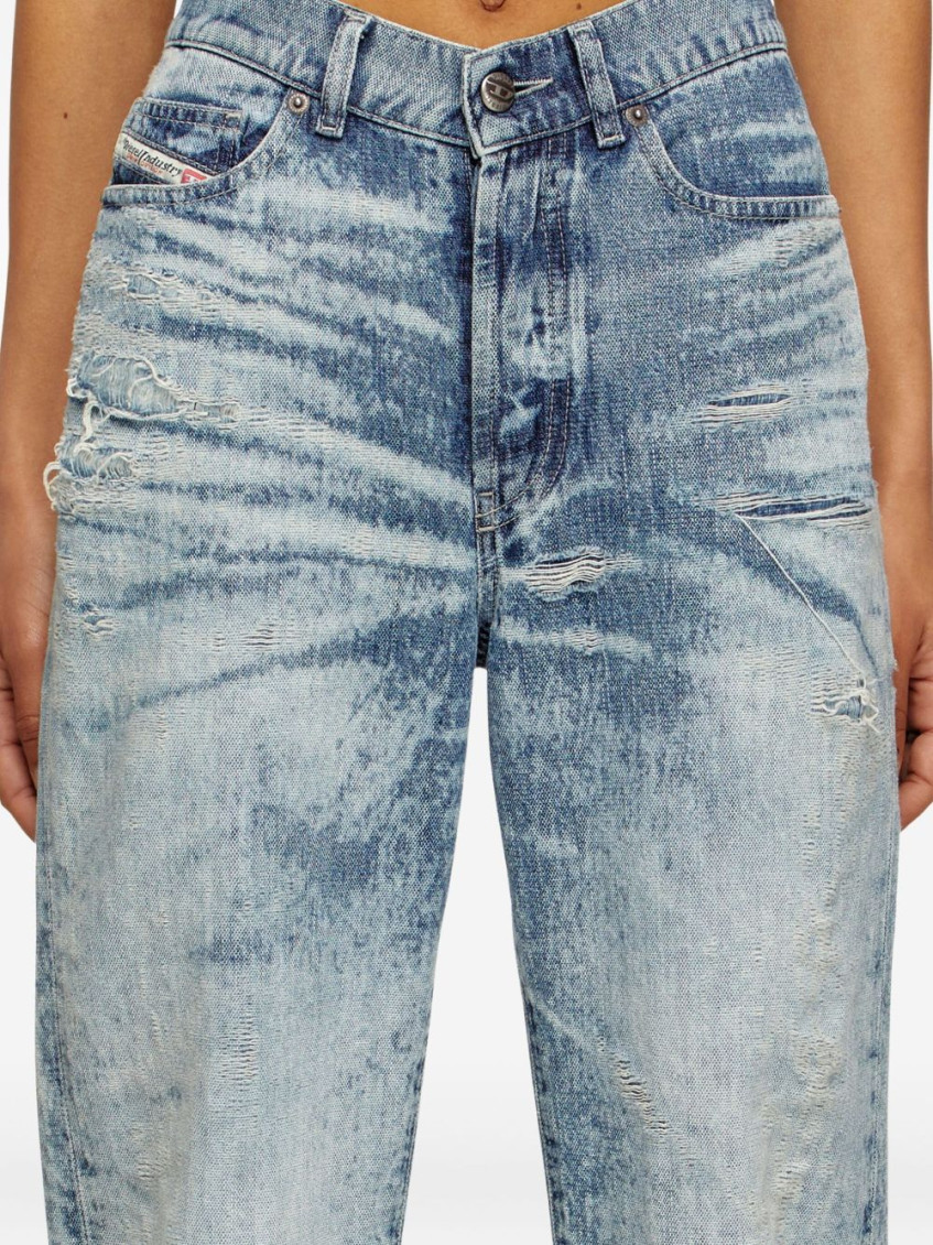 Diesel - Regular Jeans - 1971 D-Sent - Jeans - Woman - Blue