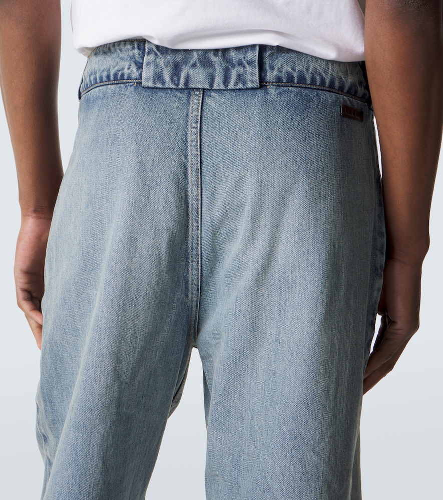 Utility straight jeans