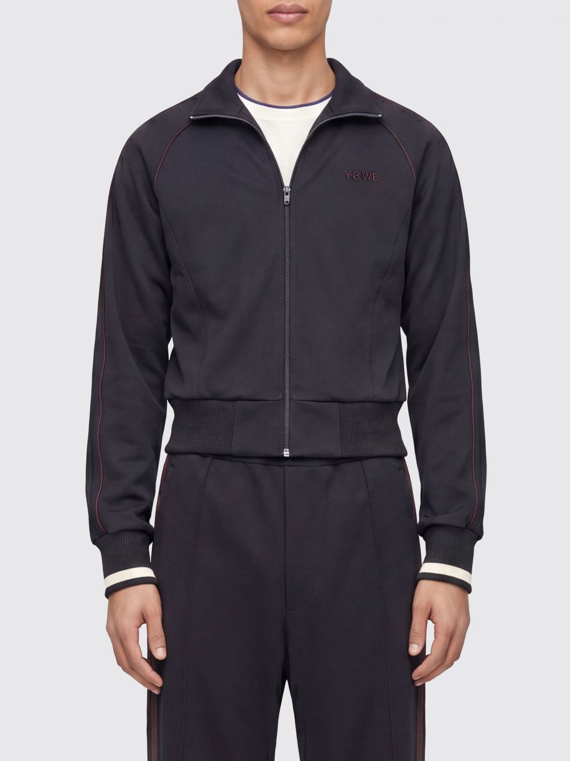 X Wales Bonner Bomber Jacket with High Neck and Zip Closure