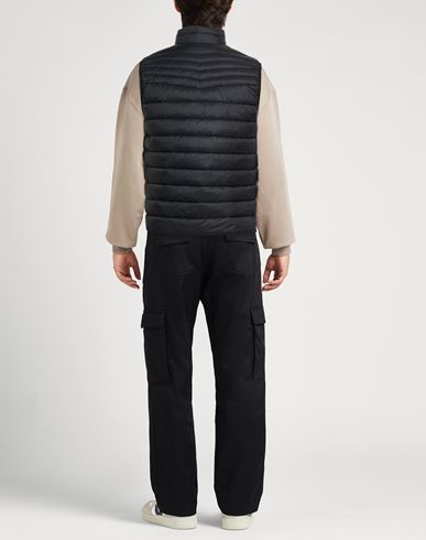 Man Vest Black Size 42 Recycled polyamide