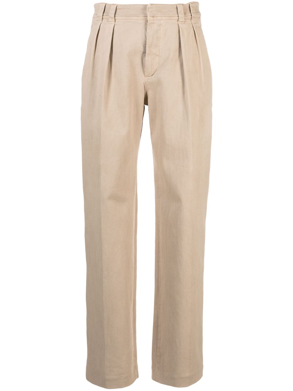 Tinto pleated boyfriend jeans - Brown