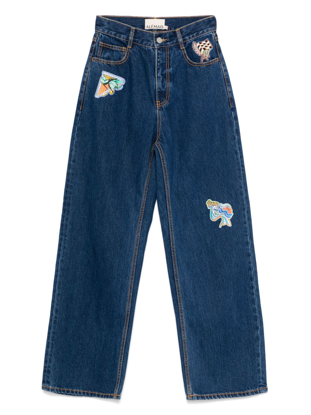 Straight-leg jeans - Blue