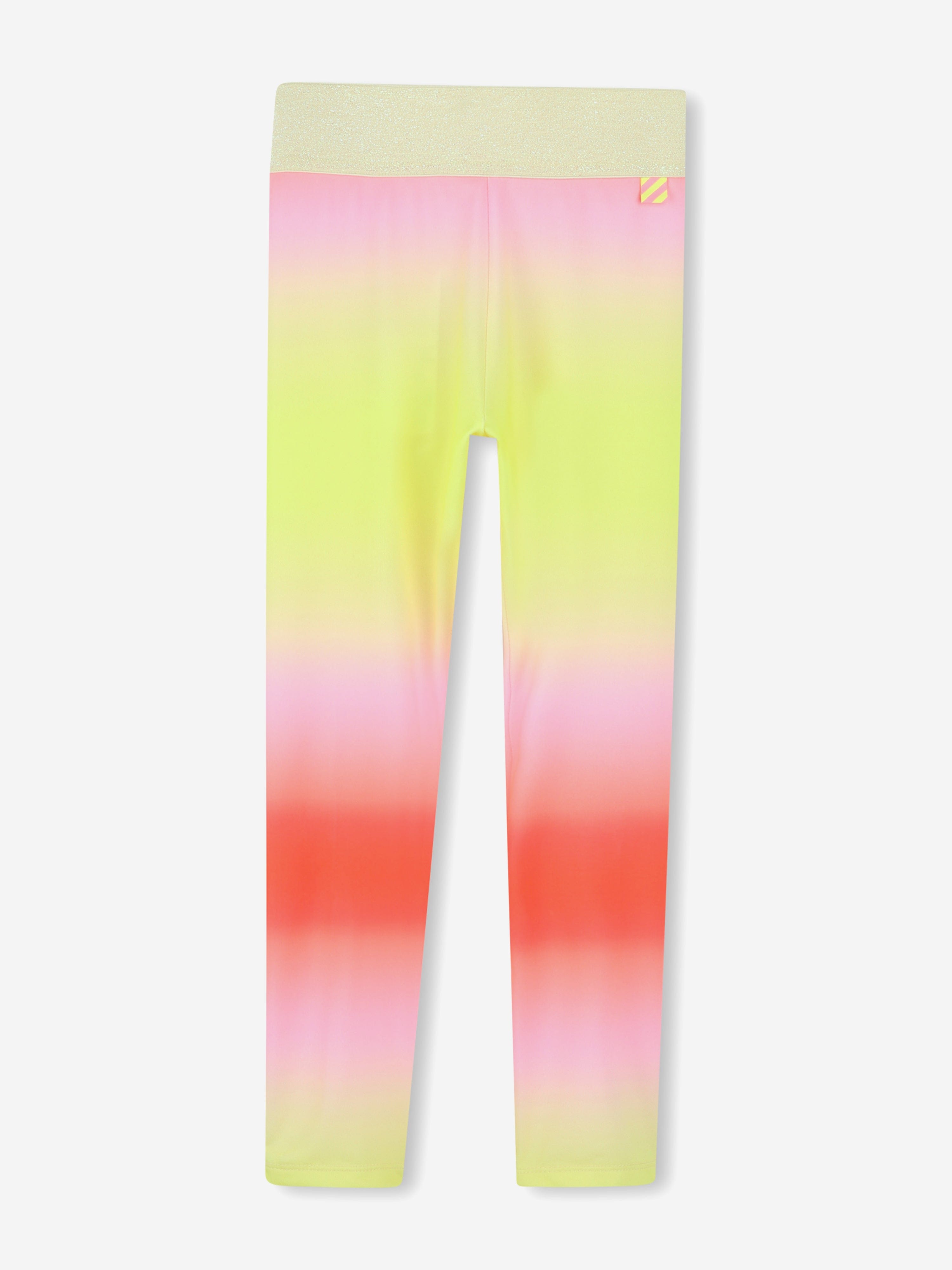 Girls Gradient Leggings in Yellow 5 Years By Childsplay Clothing
