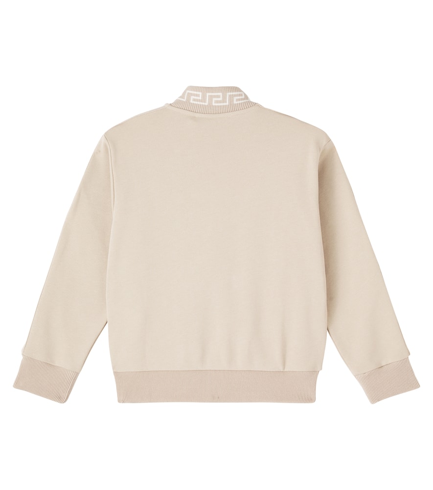 Medusa cotton fleece track jacket