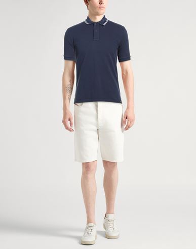 Man Polo shirt Navy Size XS Cotton