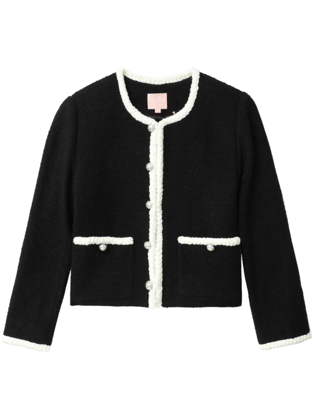 Cropped jacket - Black