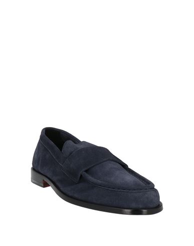 Man Loafers Midnight blue Size 10.5 Leather