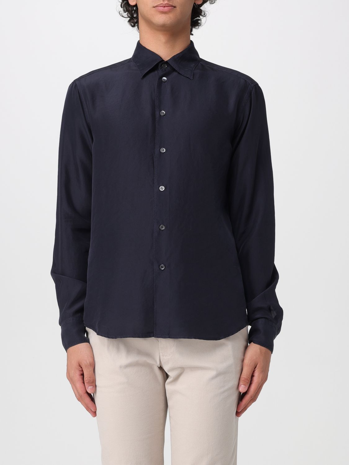 Shirt Men color Blue