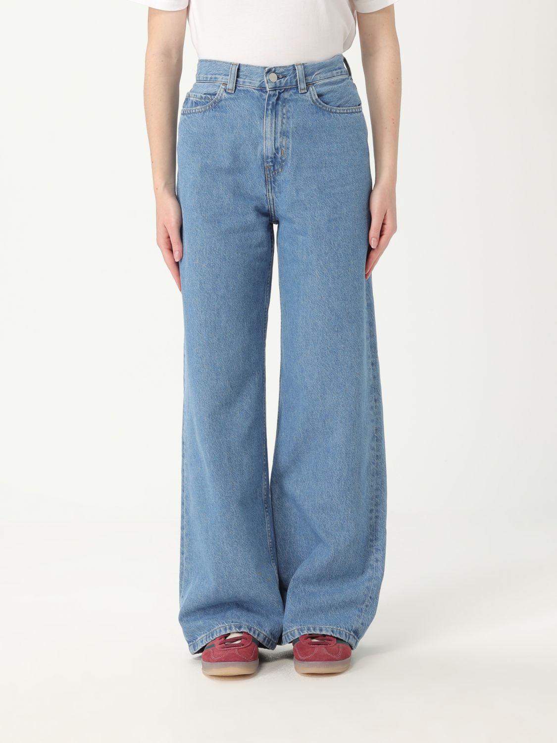 Pants Woman color Blue