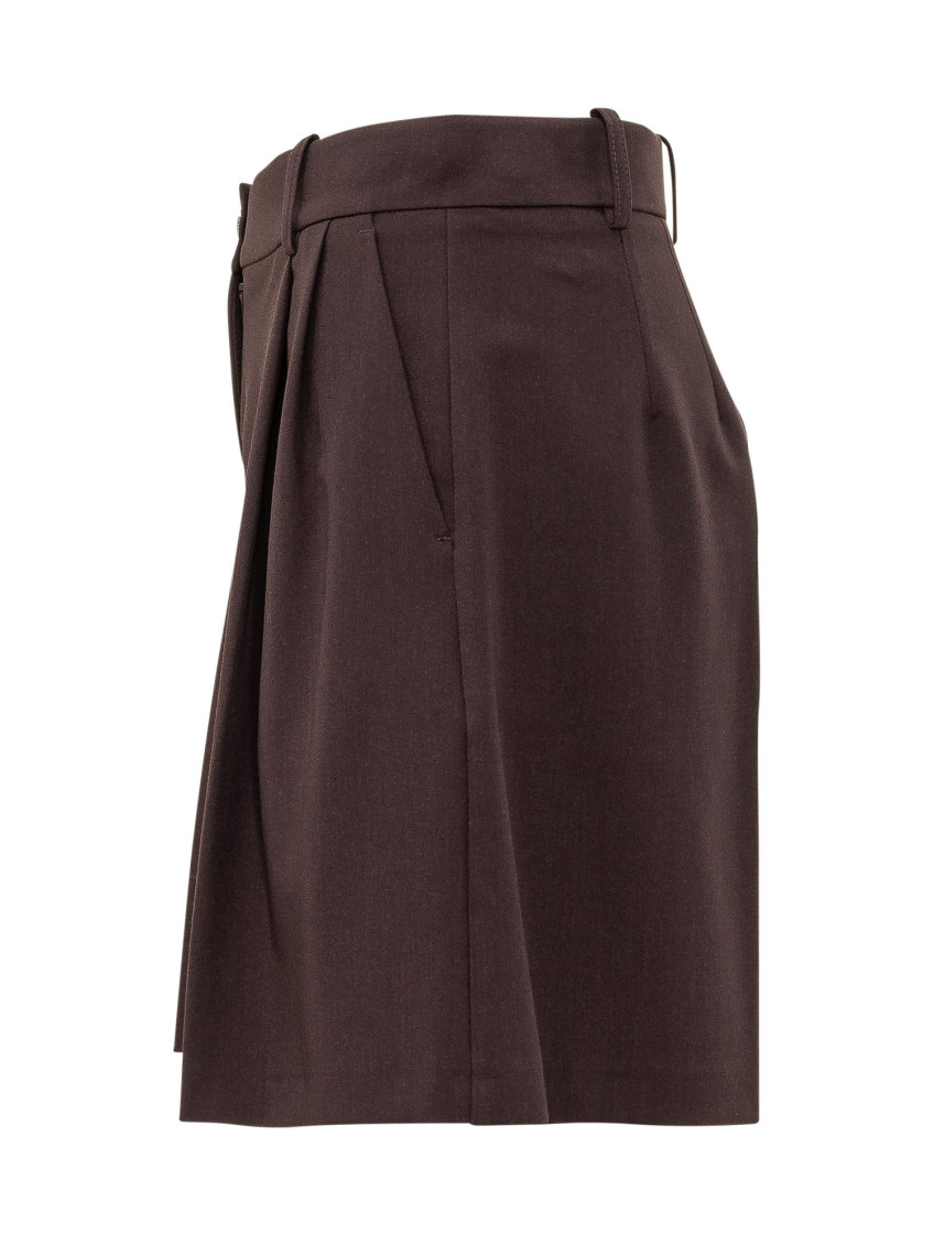 Flared tailored shorts - 36