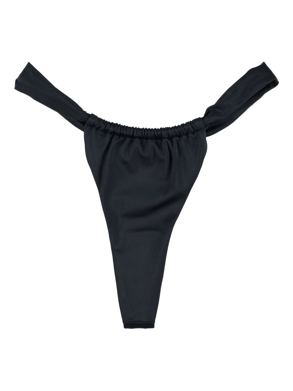 Ruched bikini bottoms - Black