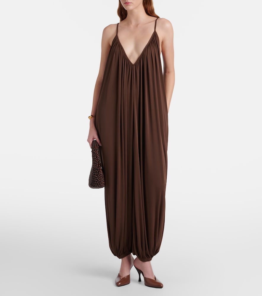 Draped jumpsuit