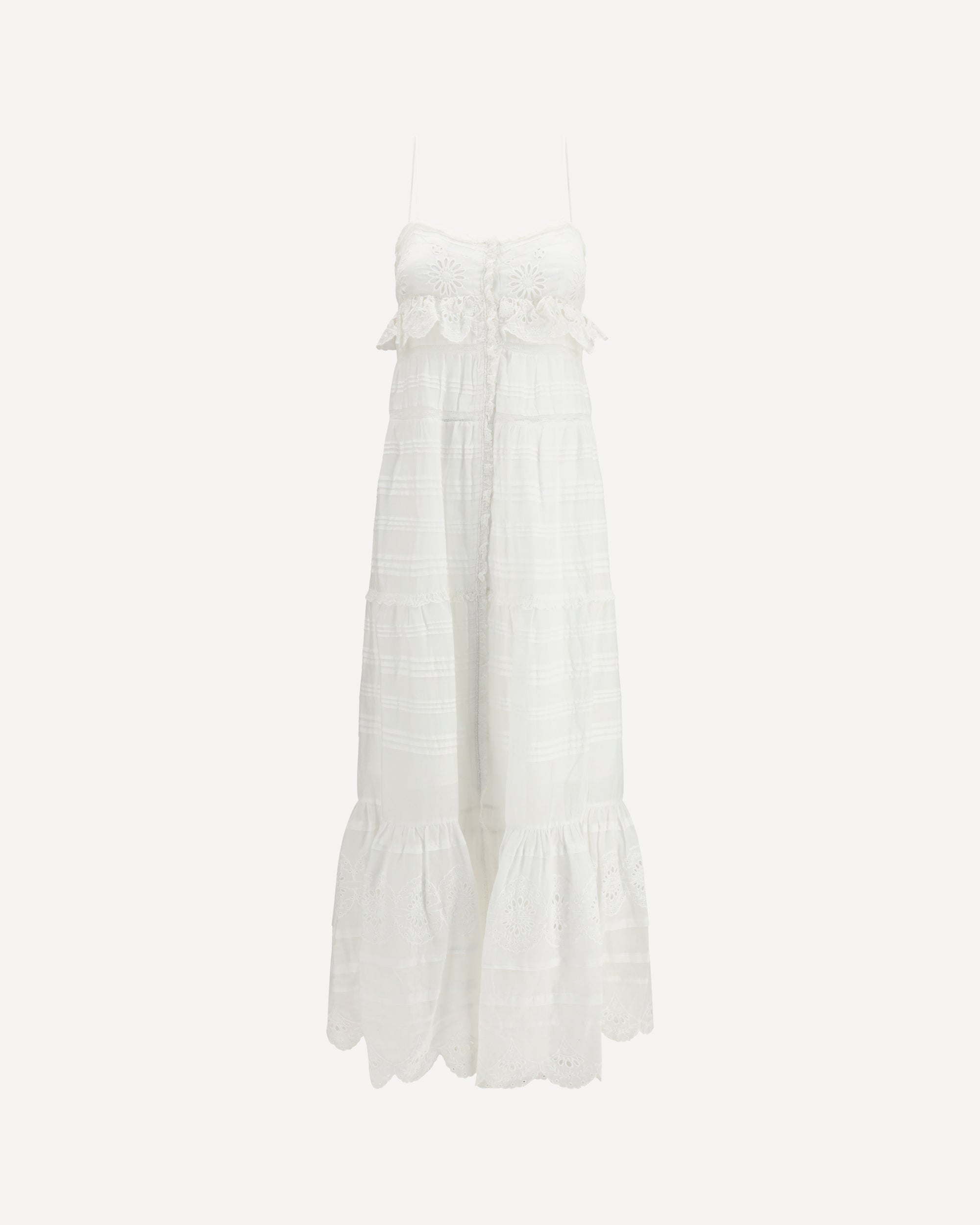 Paule long ruffled Dress Female 38