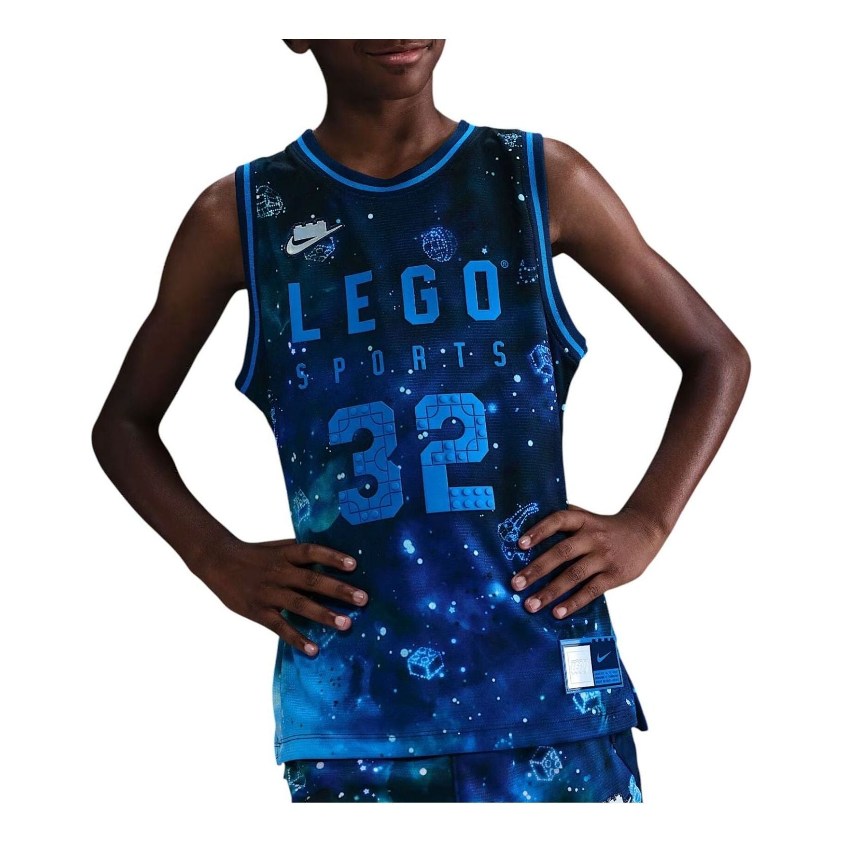 (GS) x Lego Dri-FIT Jersey 'Brave Blue Cobalt Blaze'