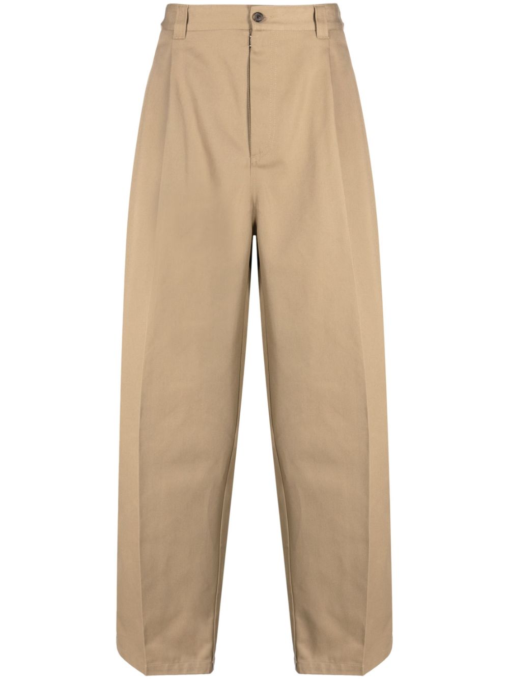 X Pendleton yoke-checked trousers - Brown
