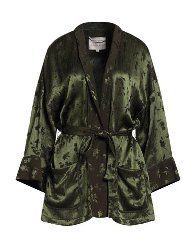Woman Jacket Military green Size 6 Viscose, Polyester