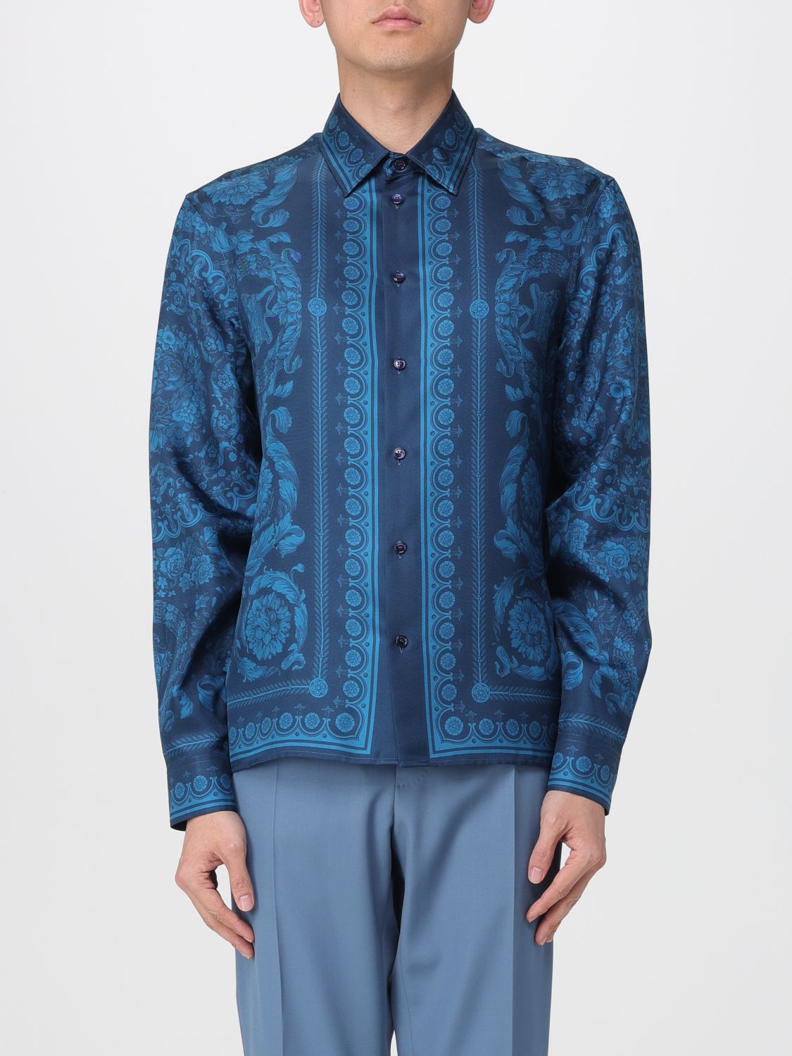 Shirt Men color Blue