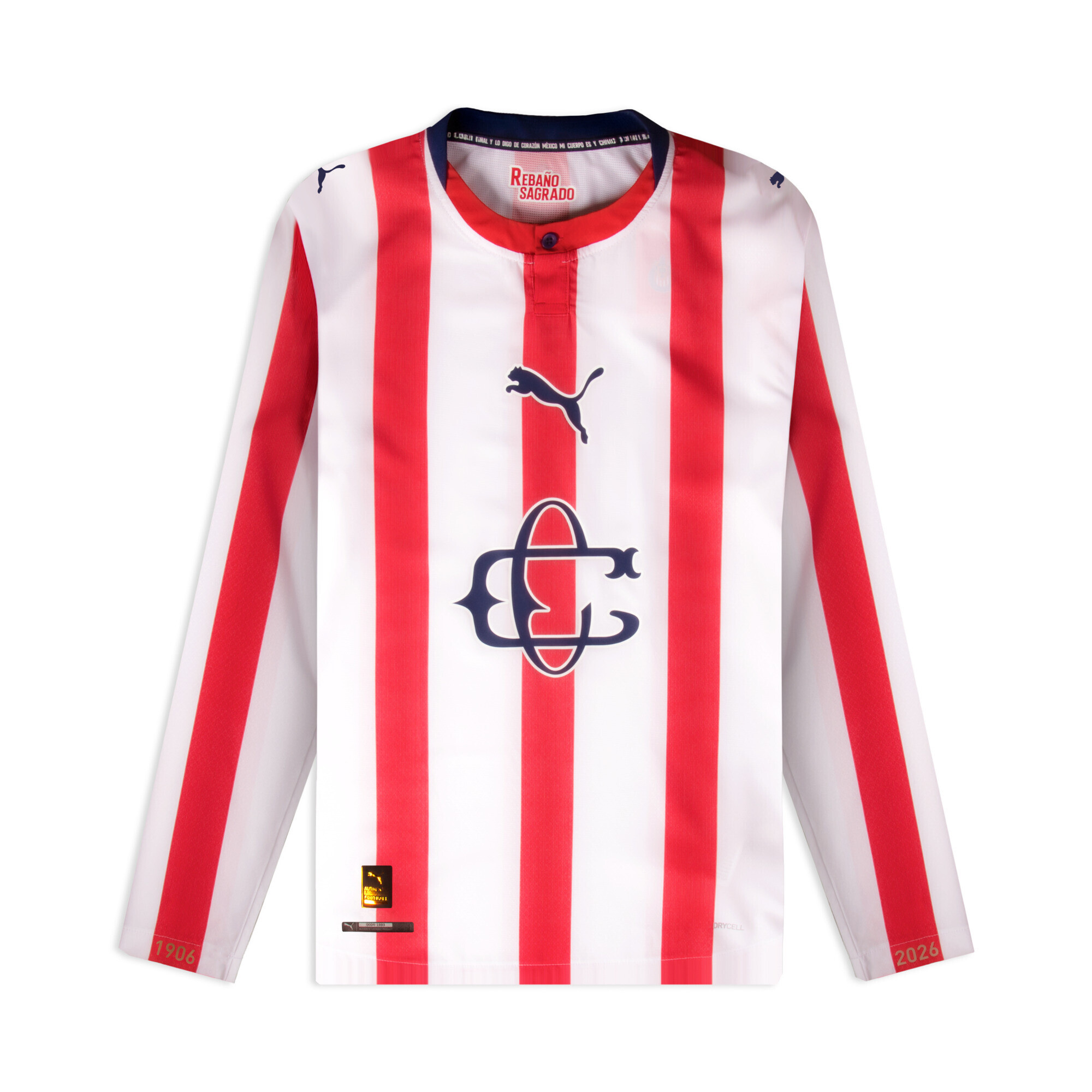 PUMA Chivas Edición 120 Aniversario Men's Soccer Jersey in Red