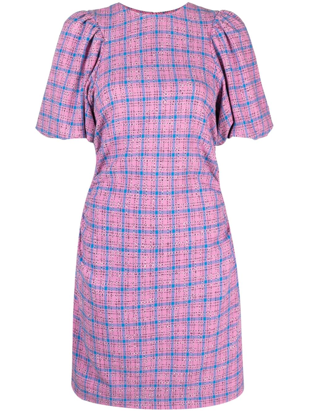Check-pattern minidress - Pink