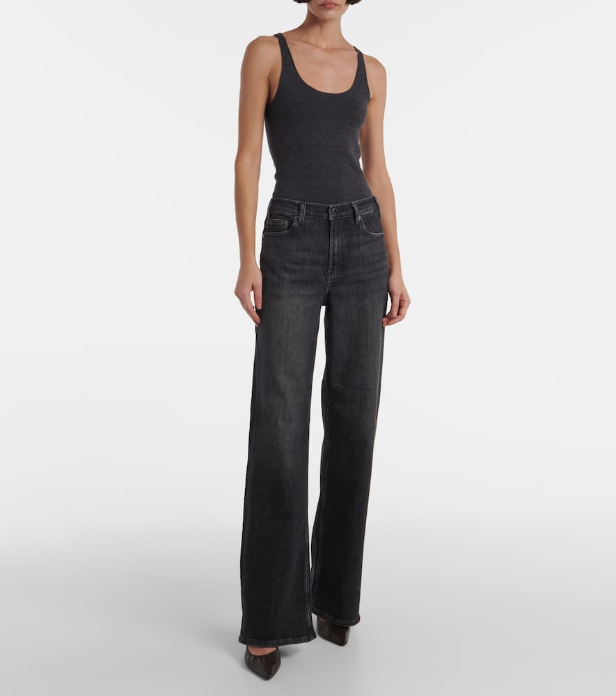 New Baggy high-rise flared jeans
