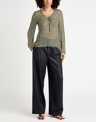 Woman Top Green Size M Viscose, Cotton, Lurex