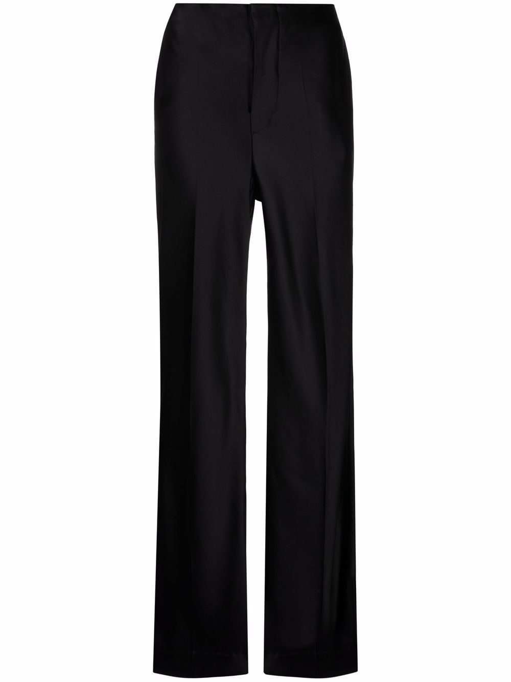 Wide-leg tailored trousers - Black