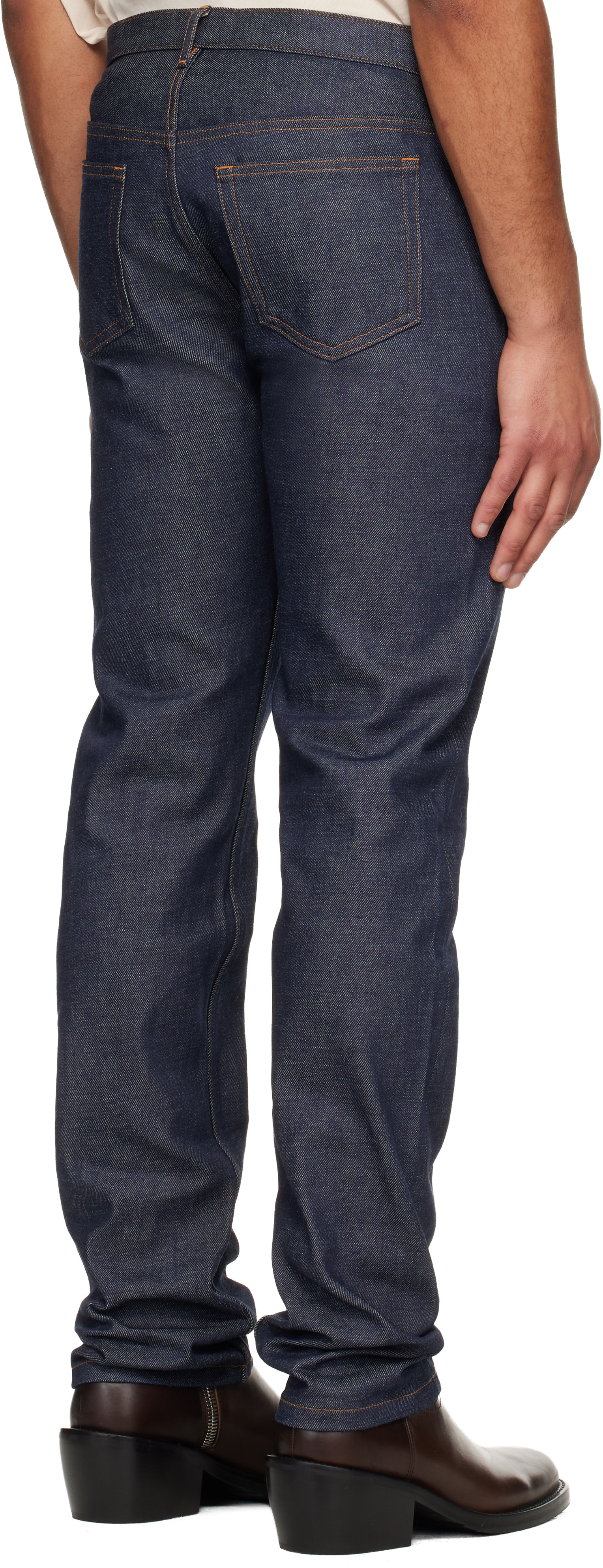 A. P.C. Navy New Standard Jeans