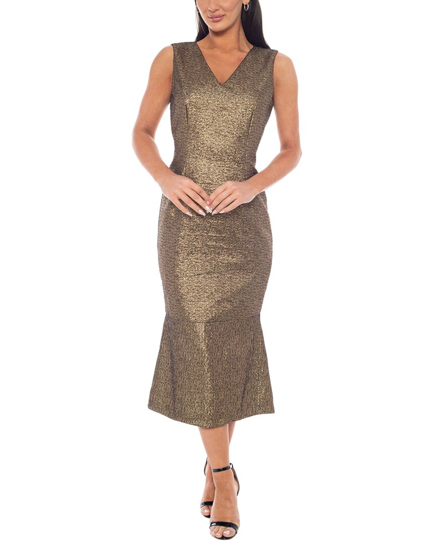 Brocade Midi Dress