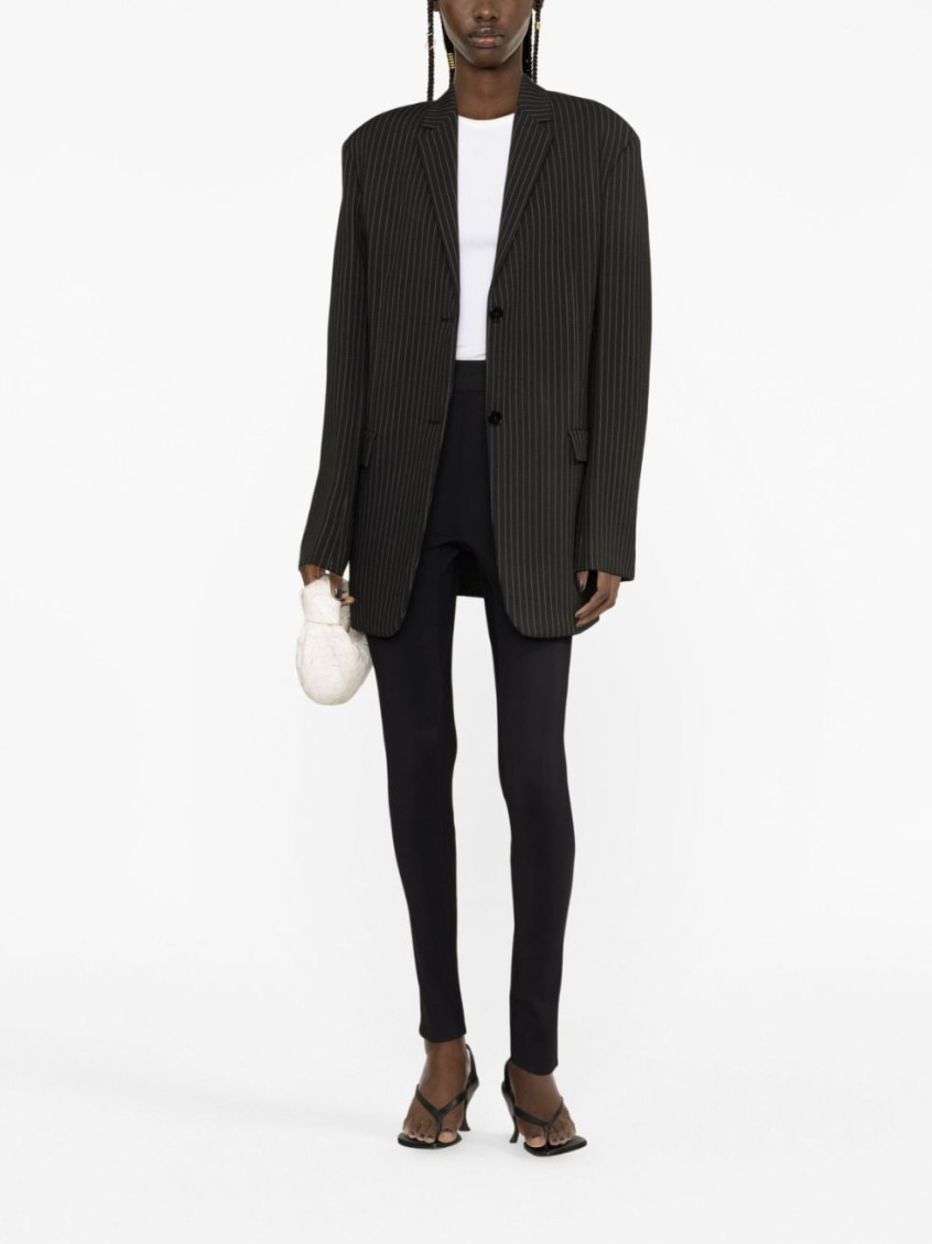 - High Waist Zipped Leggings
