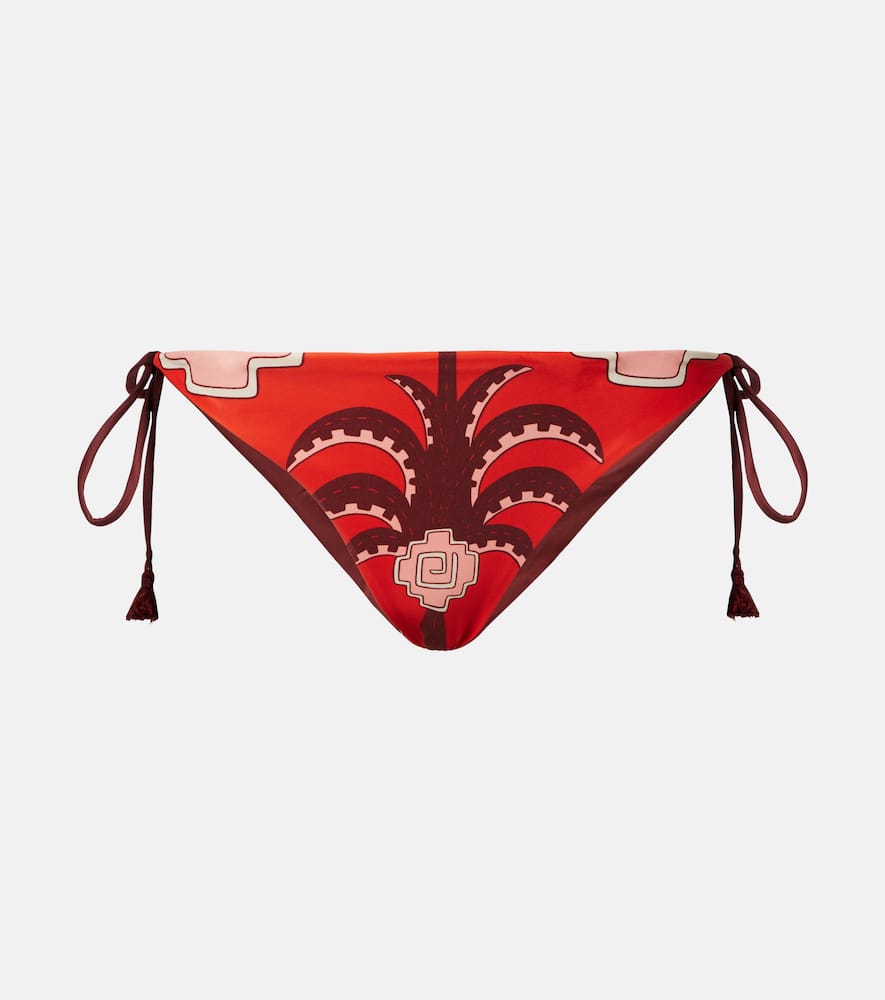 Sagrado printed low-rise bikini bottoms
