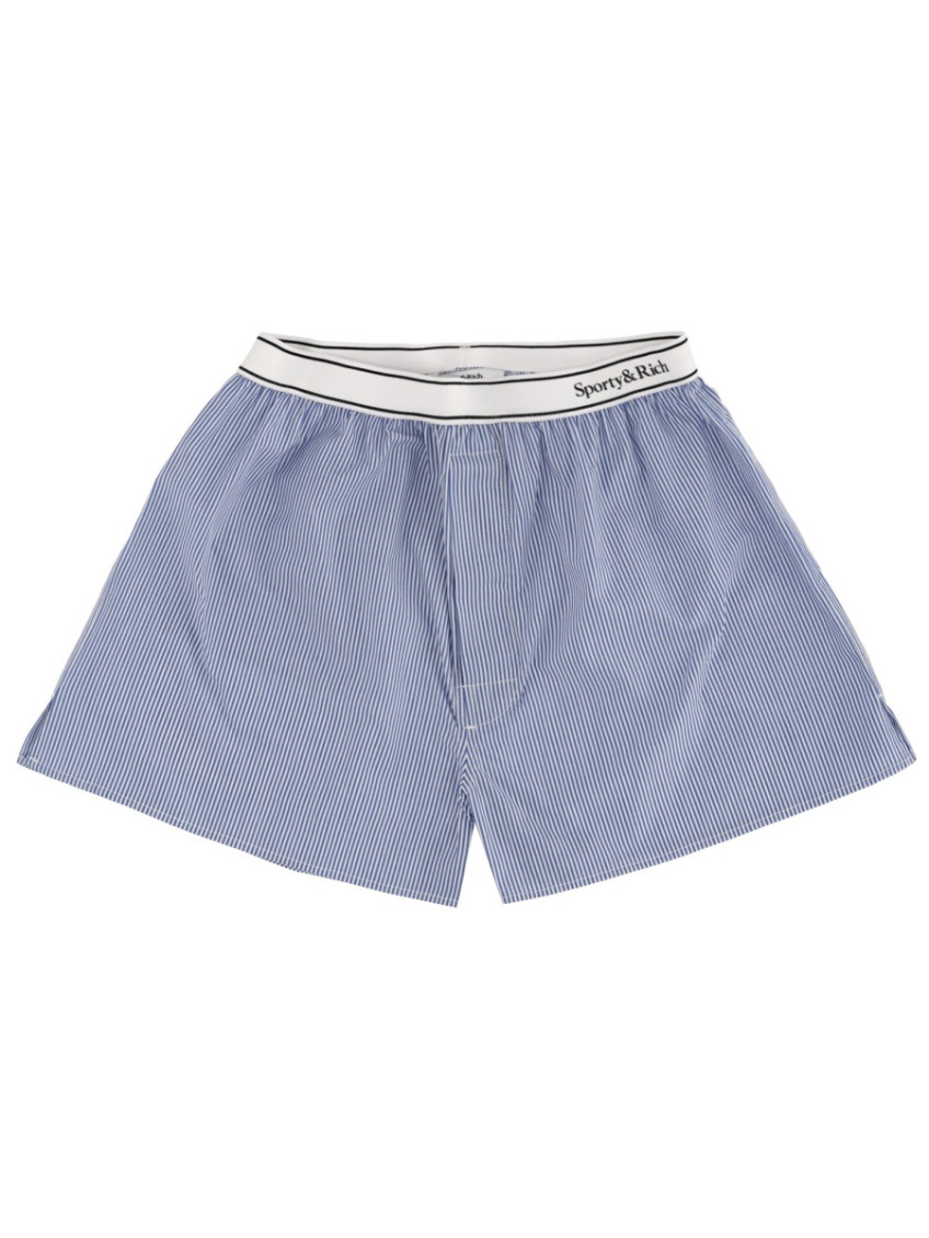 Striped Logo Shorts